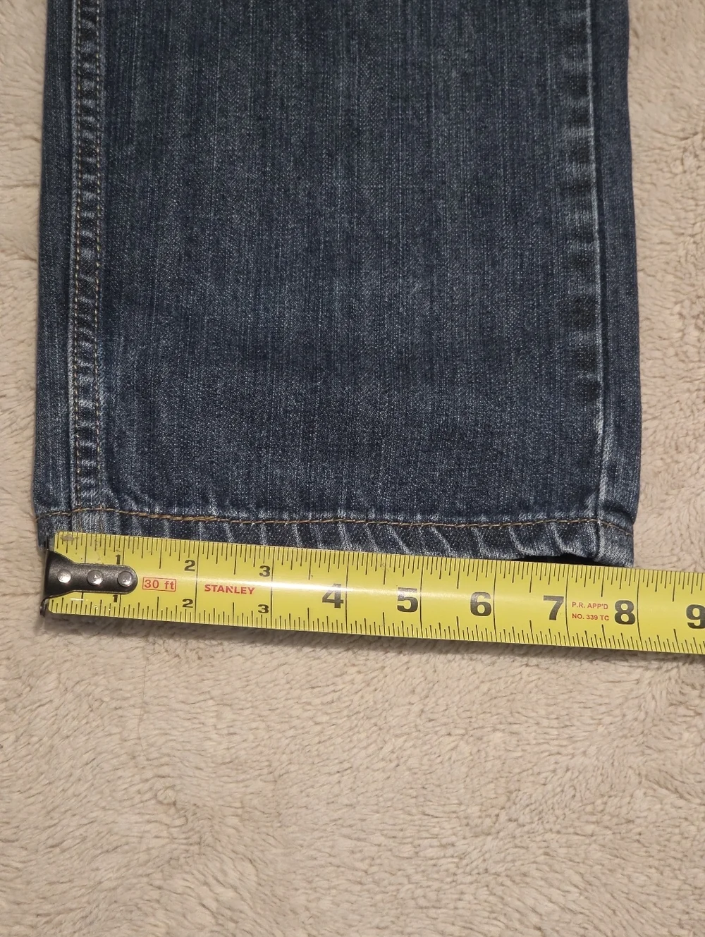 Levi's 505 Men's Blue Straight-Leg Jeans Size 34X30